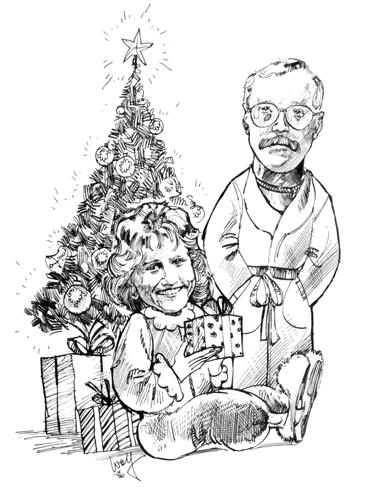 Christmas card 1986