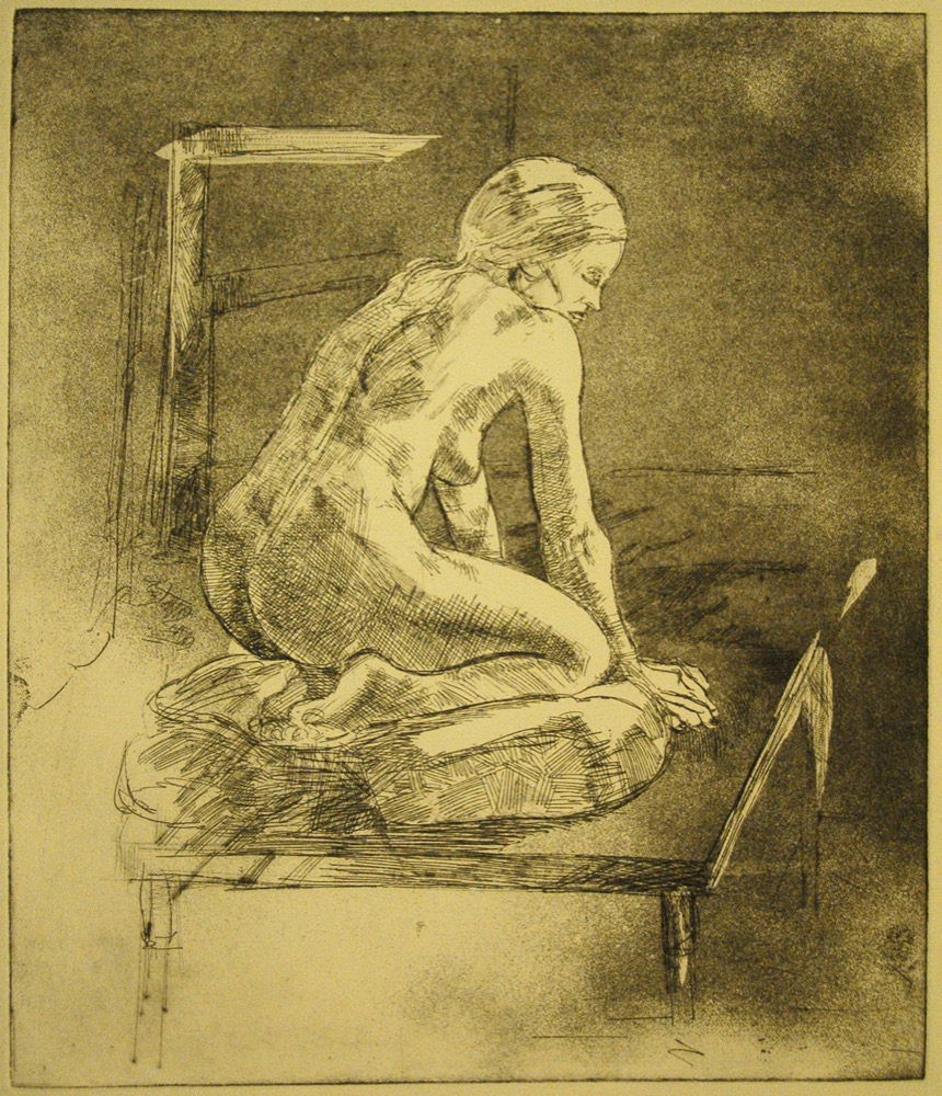 Nude, intaglio