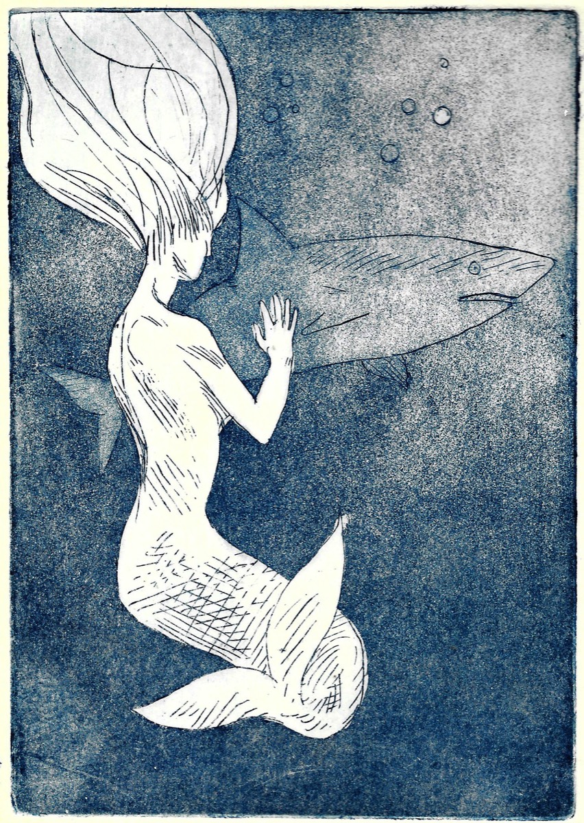 The Deep, intaglio